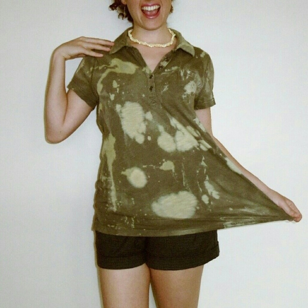 Sonoma Bleach Spattered loose top